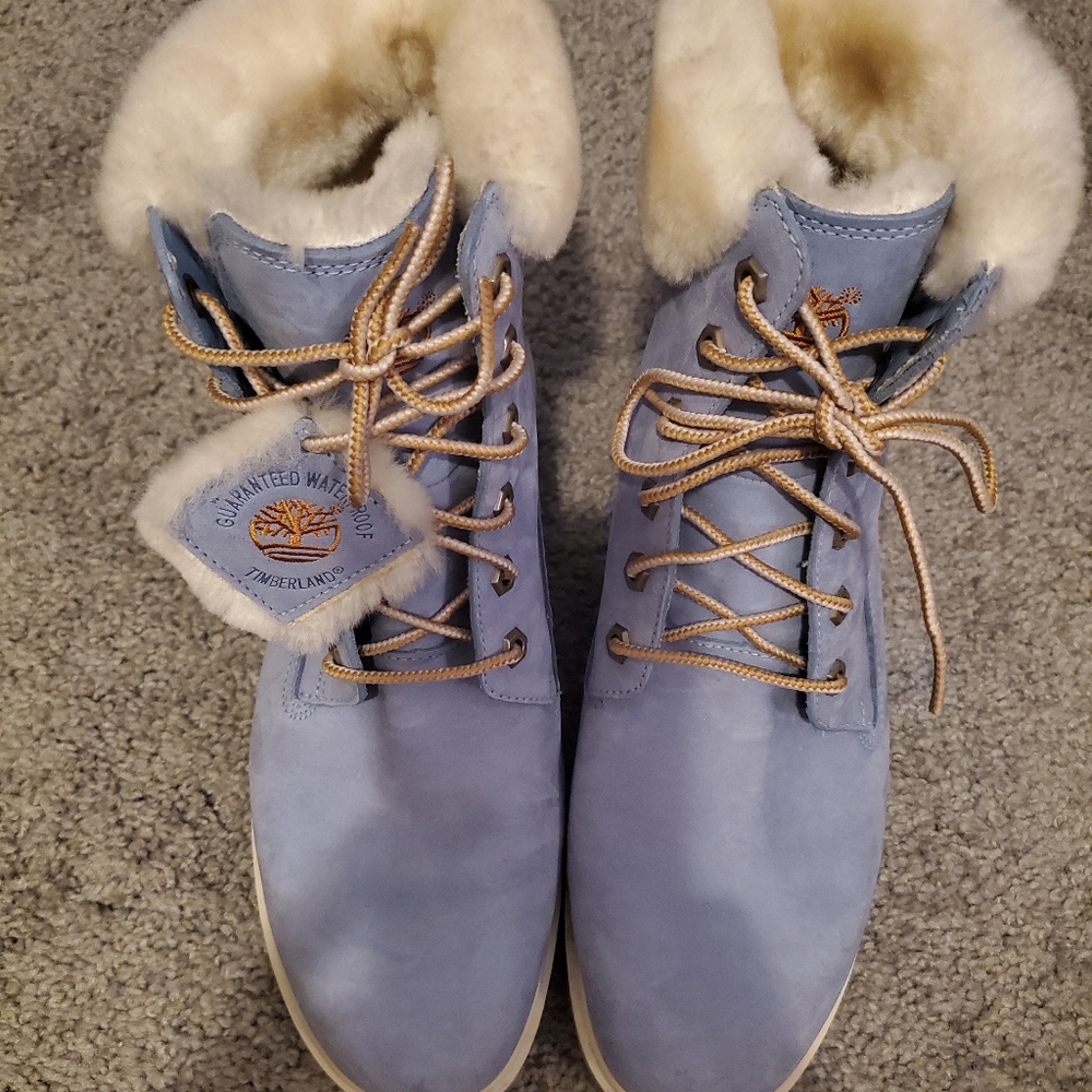 Baby Blue Timberland Boots